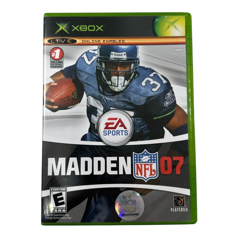 Xbox Madden‎ NFL 07 Football Game Xbox Live Online Enabled Sports